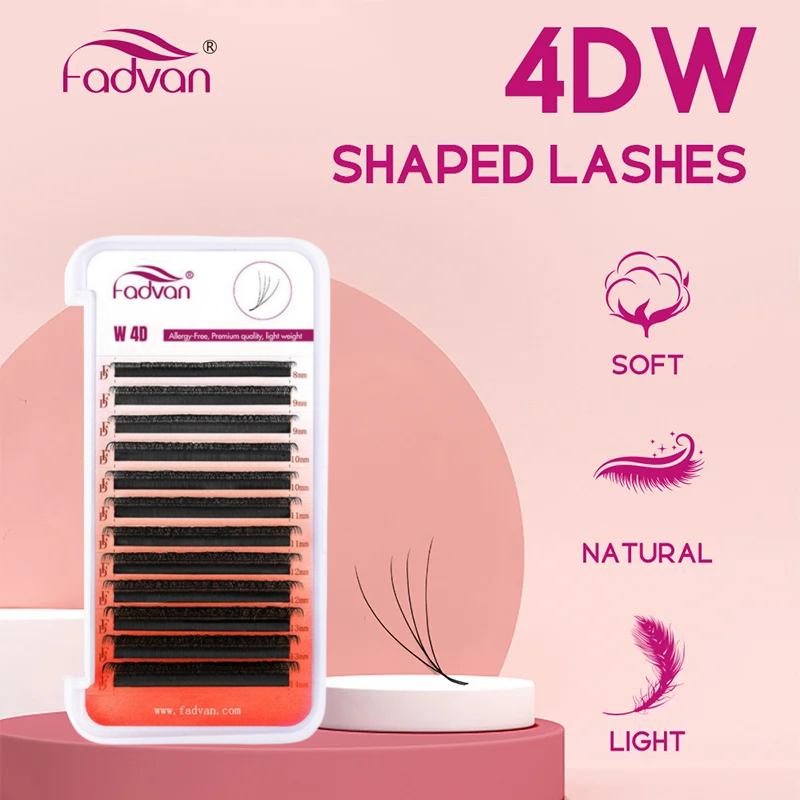 Eyelash Extension Volume Styles - FADVAN 4D W-vorm Premade Volume Fans