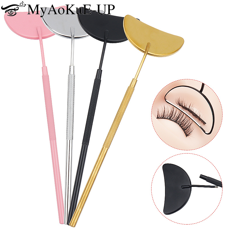 Eyelash Extension Repair - 1 stks wimperverlenging spiegel maanvormige afneembare