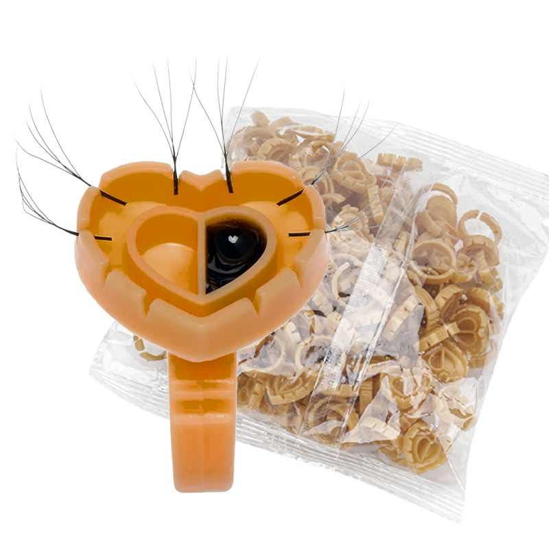 Eyelash Extension Repair - 500 stuks lijmringen voor wimperverlenging, lijmhouder