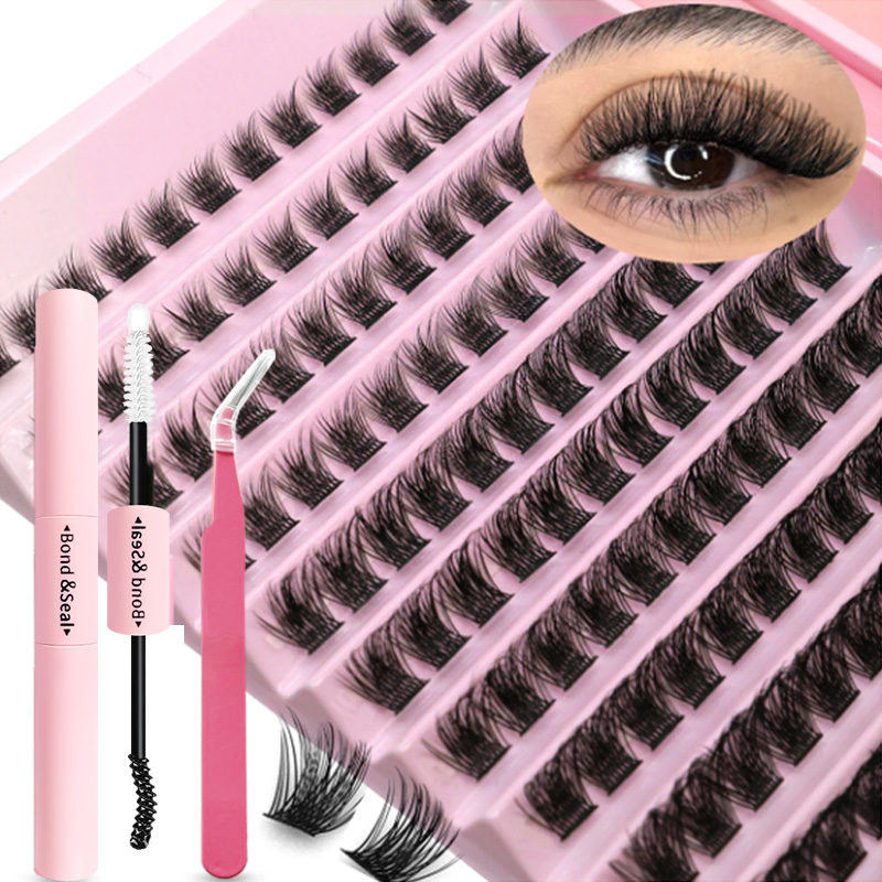 Eyelash Extension Human Hair - DIY wimperverlengingsset Individuele wimpercluster Mix wimperclusters