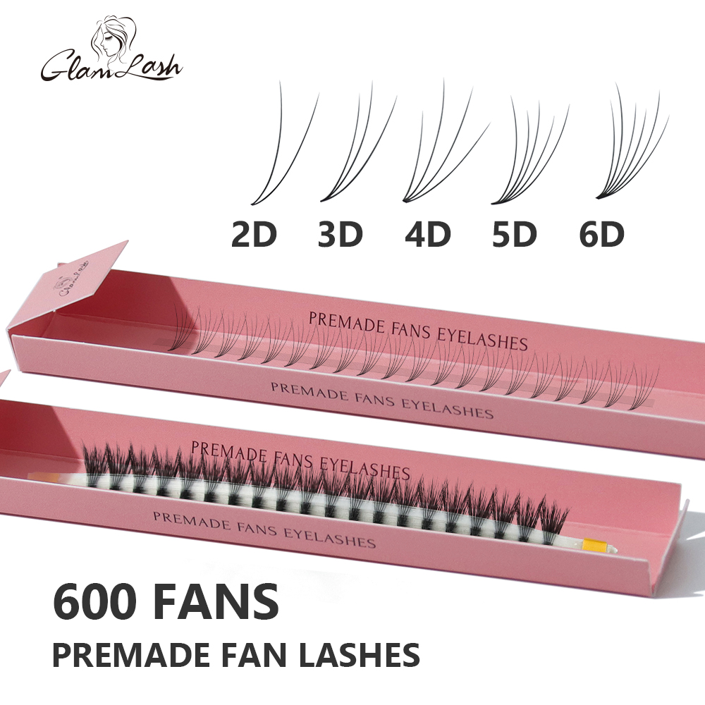 Eyelash Extension Mega Volume - GLAMLASH Premade Volume Fan Wimpers Verlenging