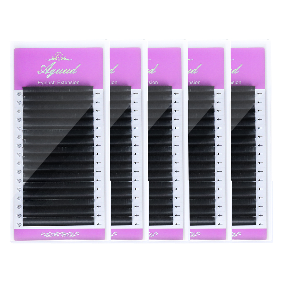 Eyelash Extension Mega Volume - AGUUD 5 trays/lot NIEUWE Super Matte
