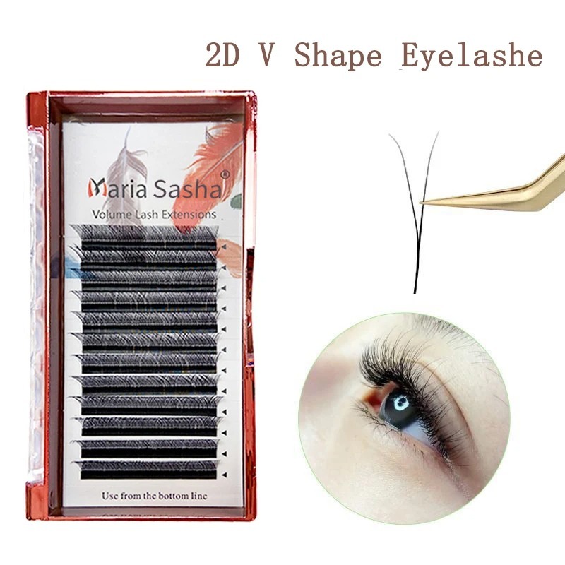 Eyelash Extension Human Hair - MARIA 2D Y-vorm Wimpers Hand Premium