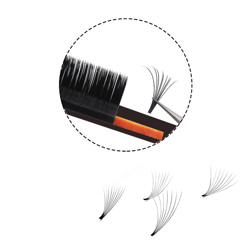 MASSCAKU Easy Fanning Volume M - Eyelash Extension Human Hair recensie en prijs