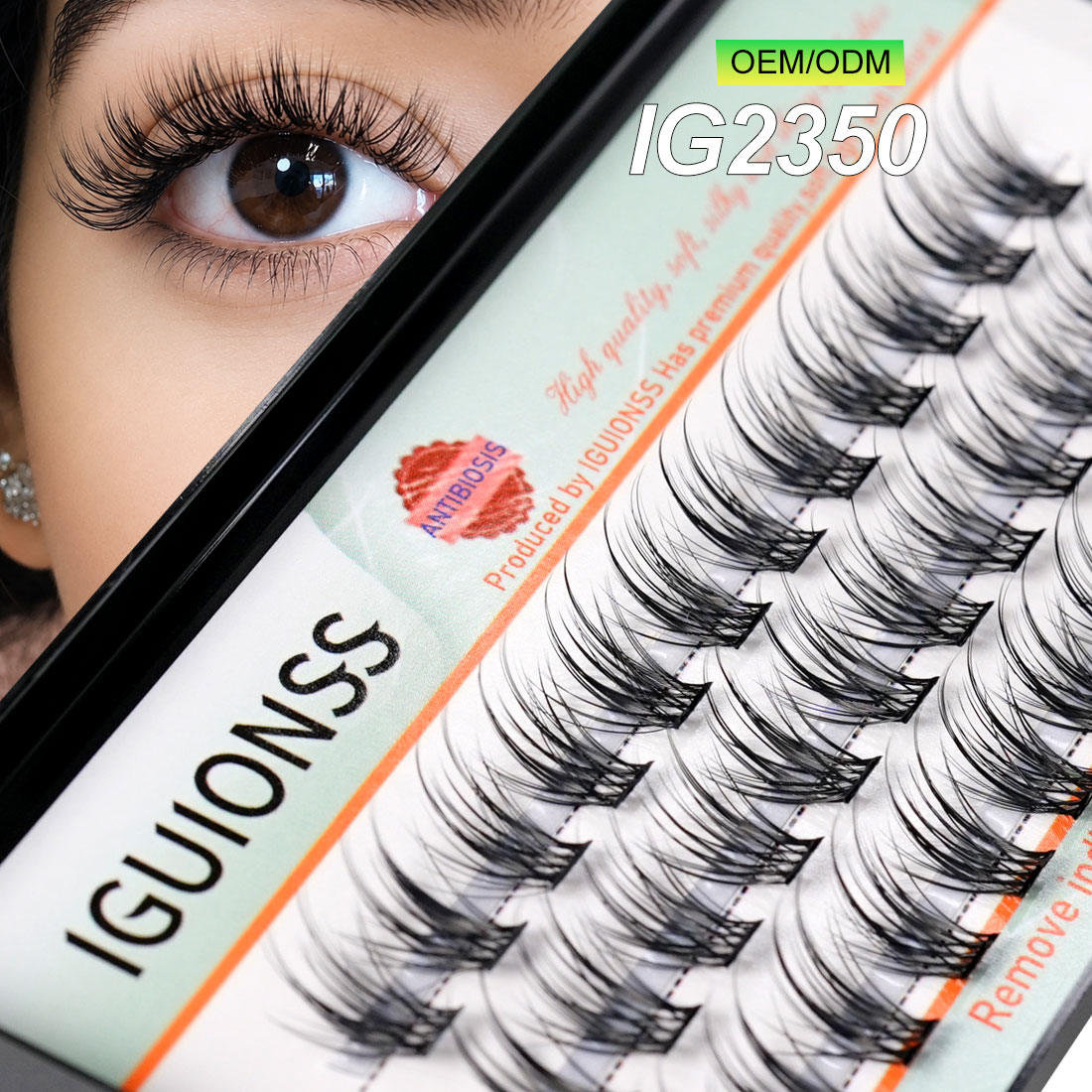 OEM ODM Wimperclusters DIY Ind - Eyelash Extension Human Hair recensie en prijs