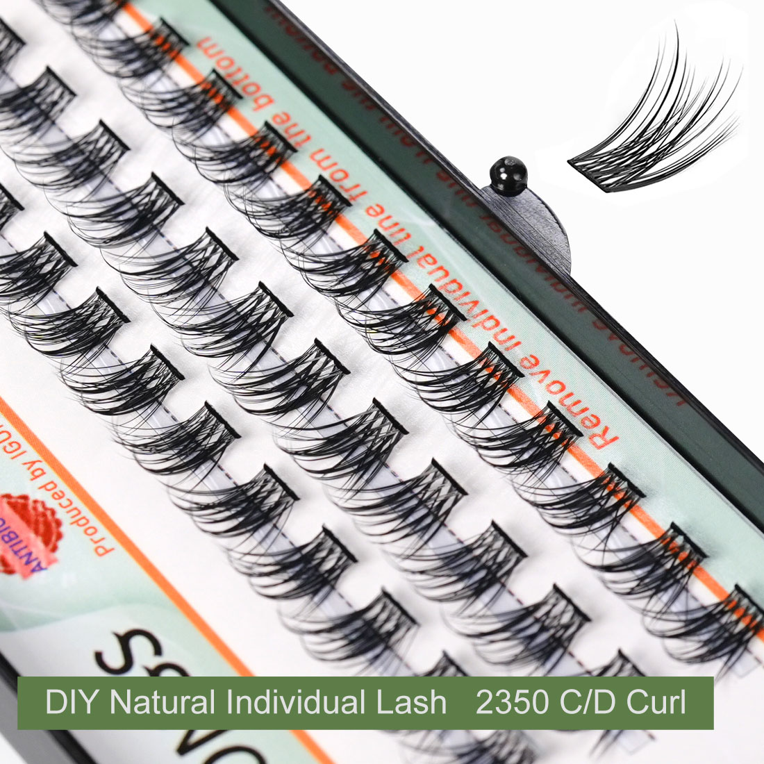 OEM ODM Wimperclusters DIY Ind - Eyelash Extension Human Hair recensie en prijs