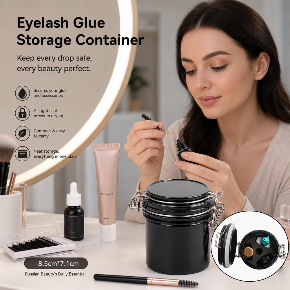 Wimperlijm-opslagtank Luchtdic - Eyelash Extension Repair recensie en prijs