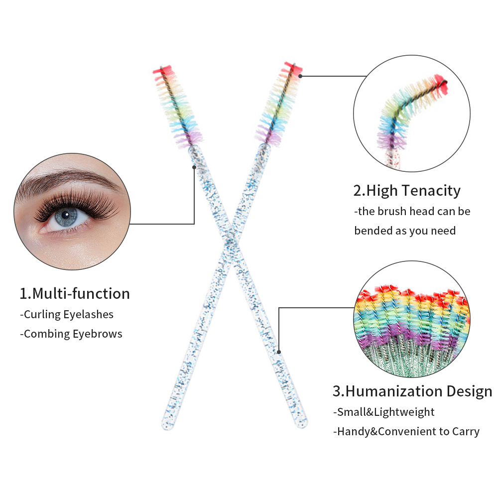 50 STKS Regenboogkristal Wimpe - Eyelash Extension Repair recensie en prijs