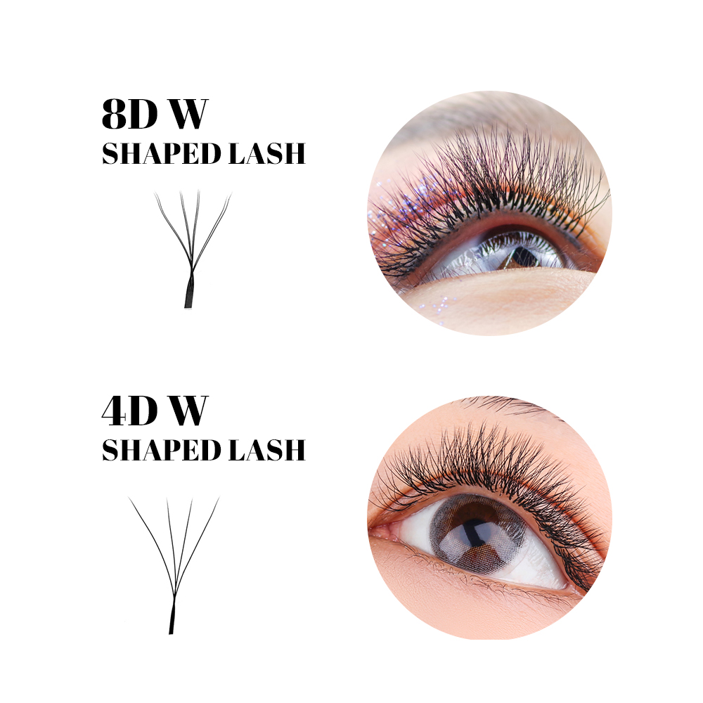 FADVAN W Vorm Dubbellaags Wimp - Eyelash Extension Human Hair recensie en prijs