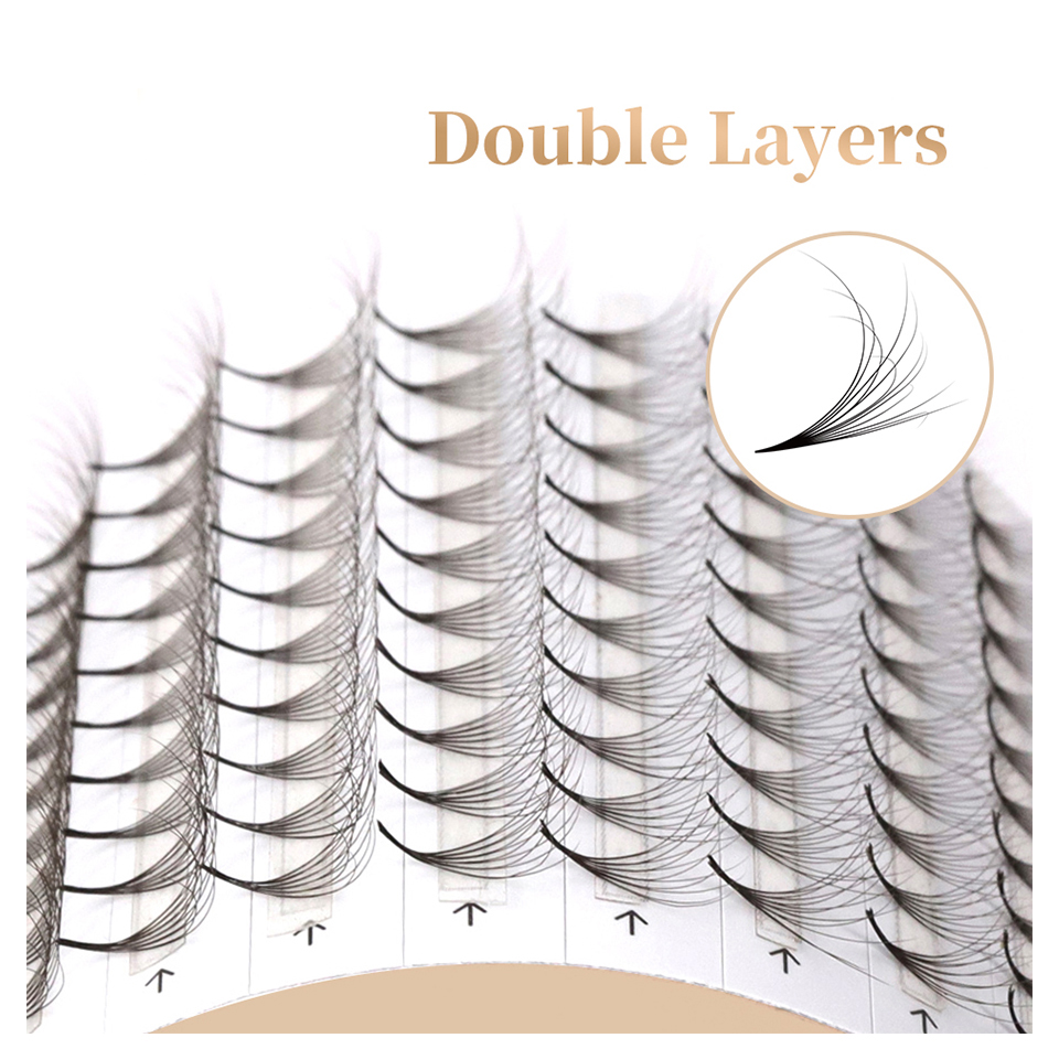 Aguud Dubbele Laag Puntige Bas - Eyelash Extension Mega Volume recensie en prijs