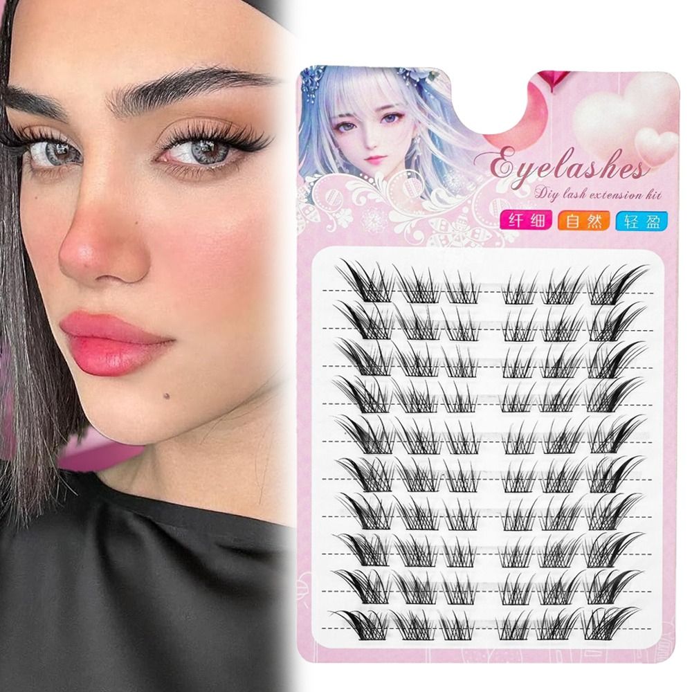 3D Cat Eye Clusters Wimpers Na - Eyelash Extension Human Hair recensie en prijs