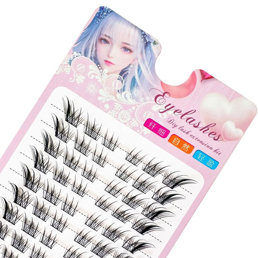 3D Cat Eye Clusters Wimpers Na - Eyelash Extension Human Hair recensie en prijs