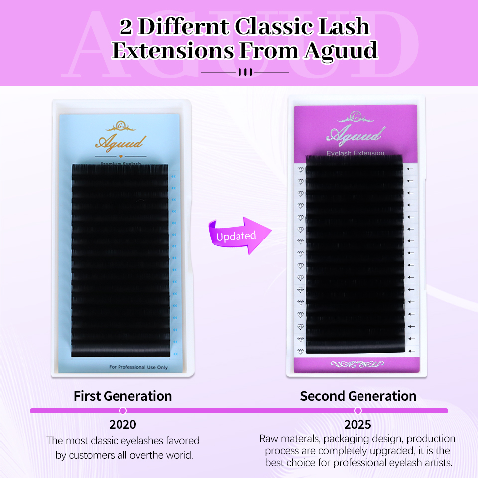 AGUUD 5 trays/lot NIEUWE Super - Eyelash Extension Mega Volume recensie en prijs