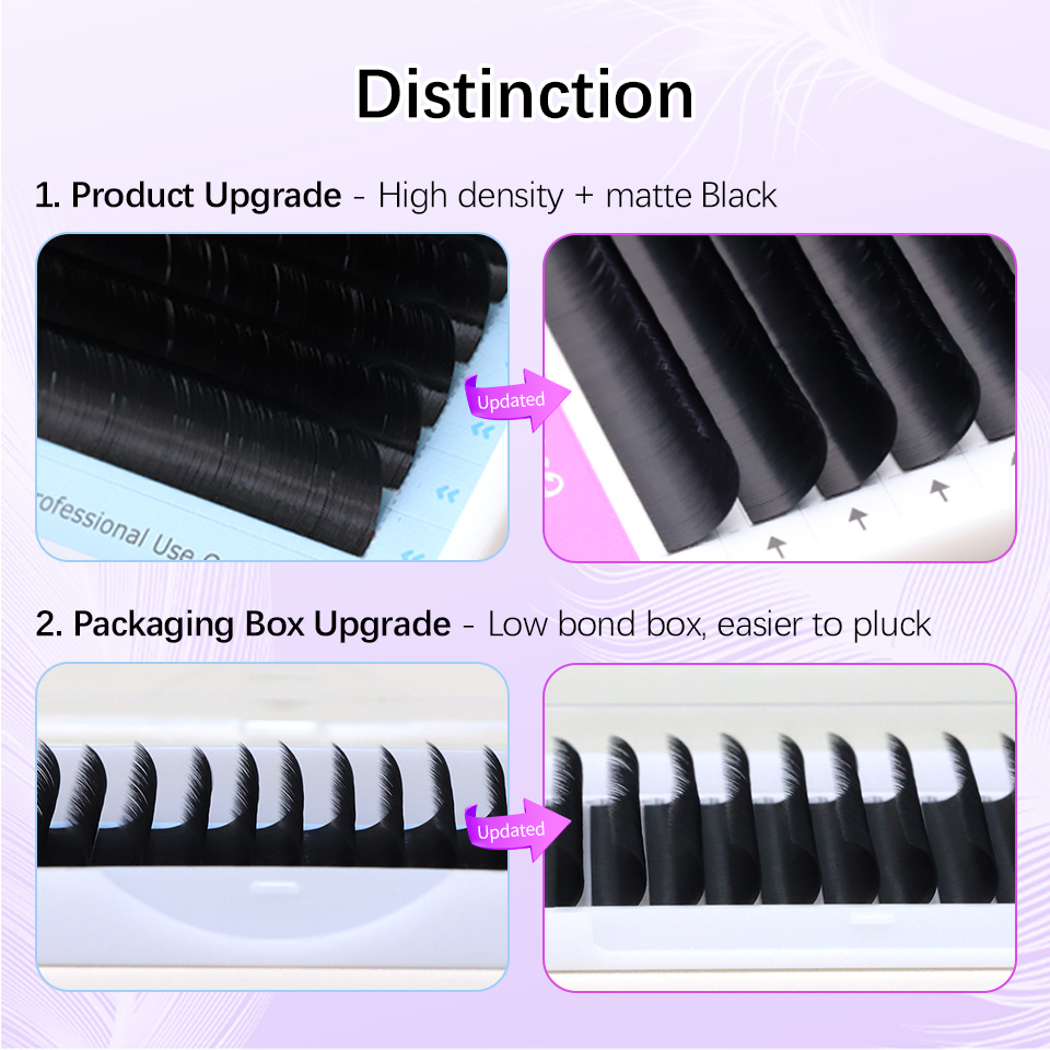 AGUUD 5 trays/lot NIEUWE Super - Eyelash Extension Mega Volume recensie en prijs