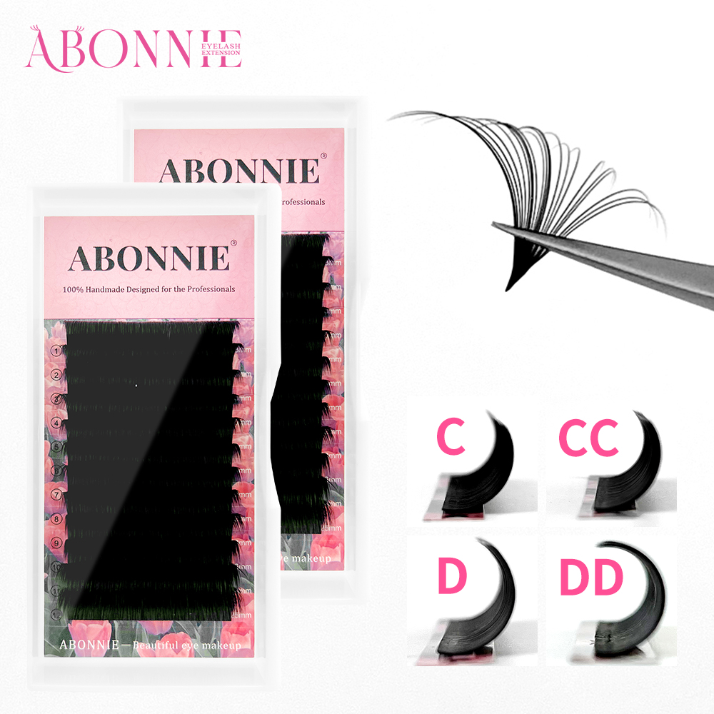 ABONNIE Mat Zwart Gemakkelijk  - Eyelash Extension Mega Volume recensie en prijs