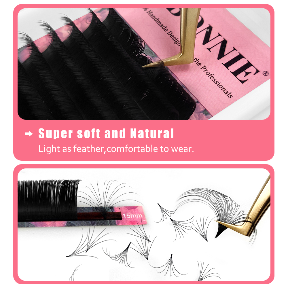 ABONNIE Mat Zwart Gemakkelijk  - Eyelash Extension Mega Volume recensie en prijs